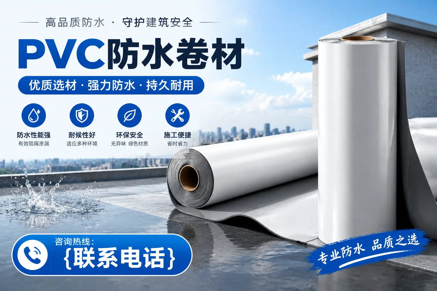 PVC防水卷材的选购技巧与注意事项，助您在宝鸡找到合适产品